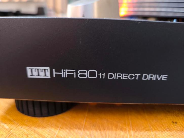 Platine vinyle ITT HiFi 80 11 direct drive, TV, Hi-fi & Vidéo, Tourne-disques, Reconditionné, Tourne-disque, Autres marques, Réglage pitch