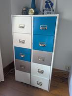Vintage kastje met schuiven, Ophalen, Minder dan 50 cm, Gebruikt, 5 laden of meer
