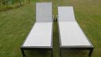 ligbedden, Jardin & Terrasse, Chaises longues, Enlèvement, Utilisé, Textilène, Mobile