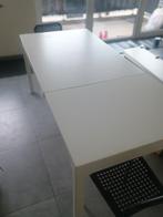 Table Ekedalen blanche 4/6 places, Maison & Meubles, Enlèvement, Utilisé, 50 à 100 cm, Rectangulaire