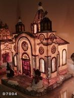 Keramiek Verlichte Kersthuisjes, Ophalen of Verzenden, Zo goed als nieuw