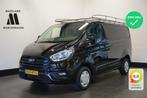 Ford Transit Custom 2.0 TDCI EURO 6 - Airco - Cruise - PDC -, Auto's, Bestelwagens en Lichte vracht, Zwart, 191 g/km, Ford, Onderhoudsboekje