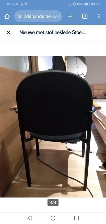 2 chaises de salle à manger en tissu 