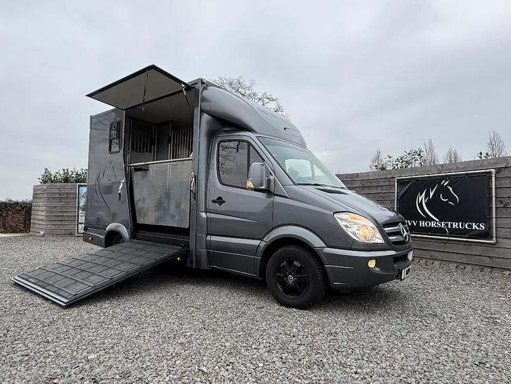 MERCEDES | PAARDENWAGEN | HORSETRUCK | TVW | 2012 | AUTOMAAT, Dieren en Toebehoren, Paarden en Pony's | Trailers en Aanhangwagens