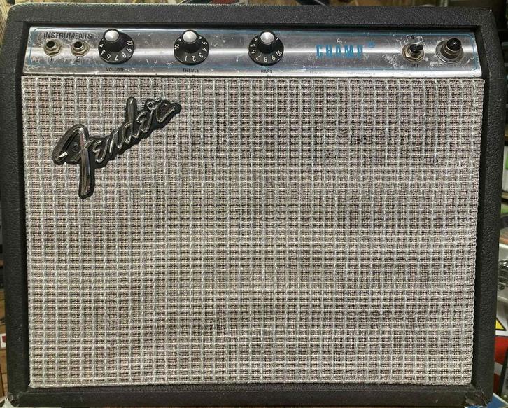 Fender Champ Silverface, Muziek en Instrumenten, Versterkers | Bas en Gitaar, Gebruikt, Gitaar, Ophalen