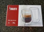 Bialetti dubbelwandige glazen 6stuks nieuw, Glas of Glazen, Nieuw, Ophalen of Verzenden, Glas