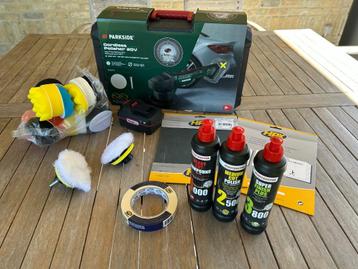 Kit de polissage auto avec machine neuve beschikbaar voor biedingen