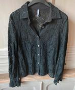 Zwarte kanten blouse Golden live maat S 36, Kleding | Dames, Blouses en Tunieken, Ophalen of Verzenden, Nieuw, Maat 36 (S)