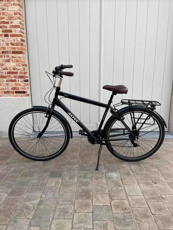 Altec Metro herenfiets 28” – 7 versnellingen – zwart, Fietsen en Brommers, Fietsen | Heren | Herenfietsen, Zo goed als nieuw, Overige merken