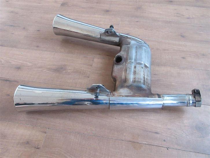 Yamaha XV920 uitlaat XV920M exhaust Virago Midnight XV 920 M, Motoren, Onderdelen | Yamaha, Gebruikt, Ophalen of Verzenden