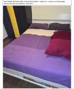 BED - Queen size, Eenpersoons, Wit, Ophalen of Verzenden, Zo goed als nieuw