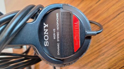 Hoofdtelefoon Sony MDR-V5 snoer 3 meter gewicht 165 gr, Audio, Tv en Foto, Hoofdtelefoons, Gebruikt, Over oor (circumaural), Sony