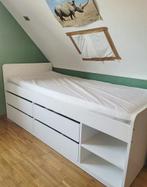 SLÄKT BED met laden + matras 
Bedframe met opbergruimte