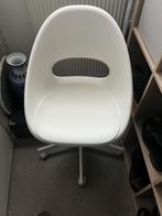 Wit bol bureaustoeltje, Enlèvement, Comme neuf, Blanc