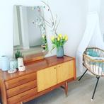 Dressoir vintage kastje met spiegel., Ophalen, Gebruikt