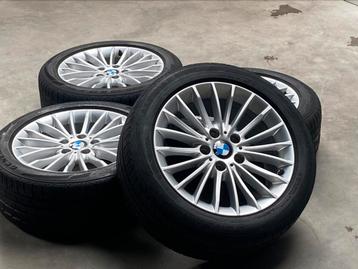 BMW F30/F31 17” velgenset met zomerbanden In topstaat!, Auto-onderdelen, Banden en Velgen, Ophalen, Gebruikt, 17 inch, Band(en)