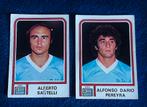 2 versch. Panini stickers voetbal ' WK Arg 1978 - Uruguay ', Enlèvement ou Envoi, Comme neuf, Plusieurs autocollants