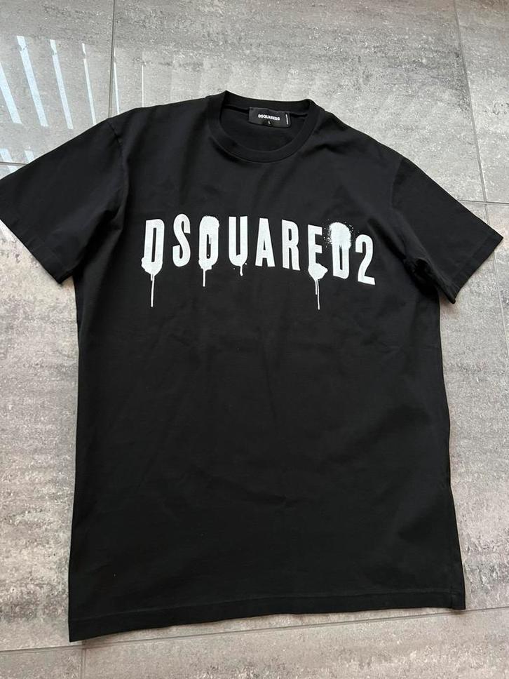 T-shirt Dsquared2, Kleding | Heren, T-shirts, Nieuw, Maat 52/54 (L), Zwart, Ophalen