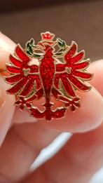 WWI Austria Hungary Empire Eagle of Tirol Tyrol 23mm Enamel, Verzamelen, Ophalen of Verzenden