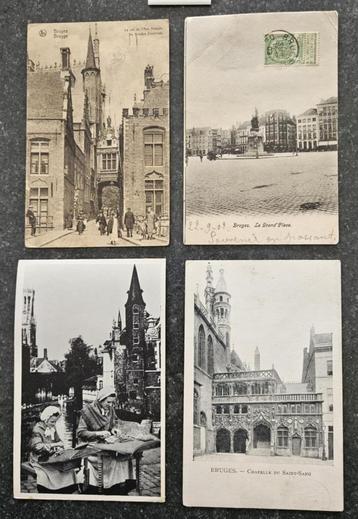 Brugge : 3 oude postkaarten beschikbaar voor biedingen