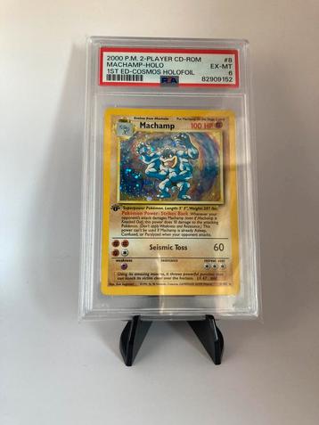 Machamp Holo 1ère édition Cosmos #8 PSA6 disponible aux enchères