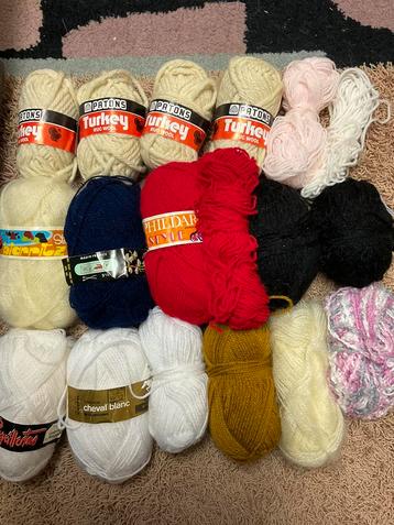 Différents types de laine