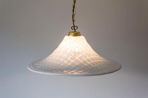 Grande lampe suspendue italienne de Murano vintage des année, Maison & Meubles, Lampes | Suspensions, Comme neuf, 75 cm ou plus