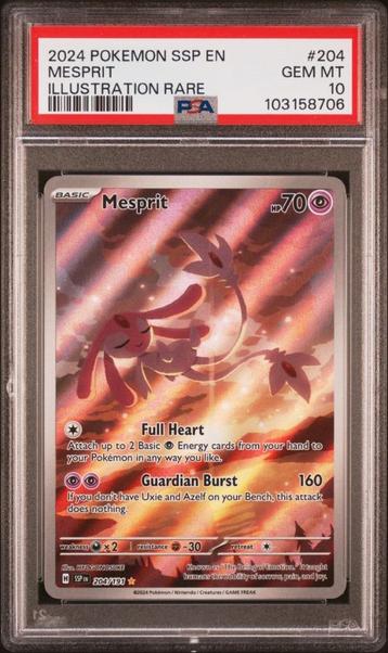 Pokémon : Mesprit - SSPen - 204/191 - PSA 10 beschikbaar voor biedingen