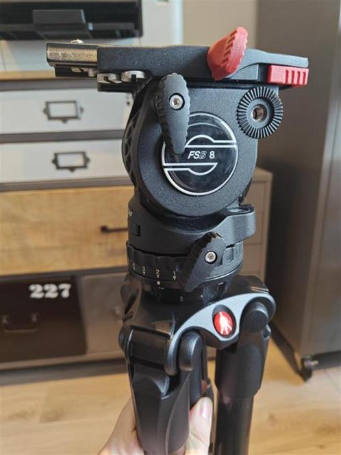 Sachtler System FSB 8, Audio, Tv en Foto, Fotografie | Statieven en Balhoofden, Zo goed als nieuw, Balhoofd, 150 tot 175 cm, Met balhoofd