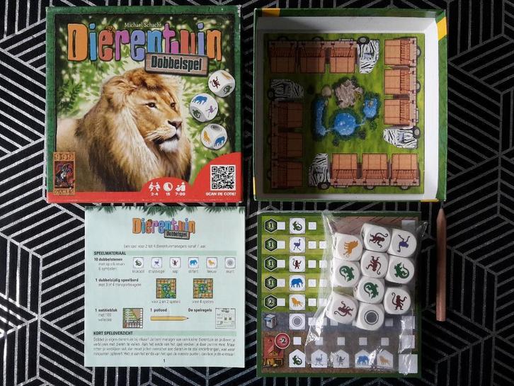 Nieuw spel Dierentuin, 2-4 sp., M. Schacht, + 1 gratis promo, Hobby & Loisirs créatifs, Jeux de société | Jeux de plateau, Neuf