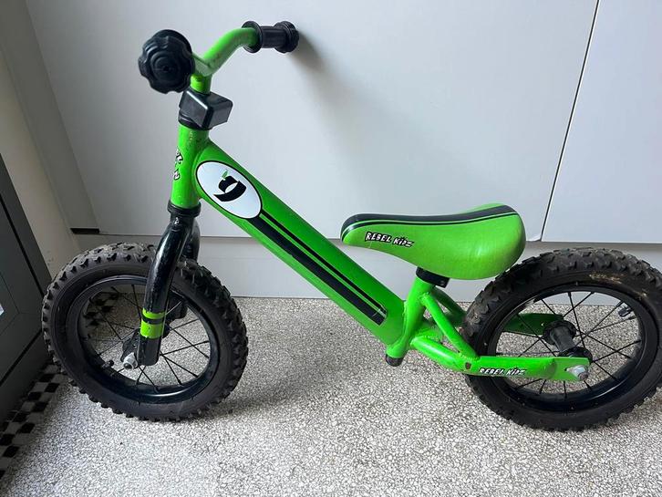 Rebel kidz loopfiets groen, Fietsen en Brommers, Fietsen | Kinderfietsjes, Gebruikt, Minder dan 16 inch, Ophalen