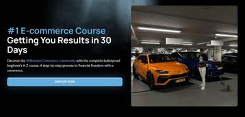 Samuel Onuha Brothers - Millionaire Commerce $10 000 Course beschikbaar voor biedingen