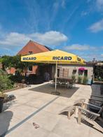 Grote parasol Ricard met zware voet, Tuin en Terras, Ophalen, Parasolvoet