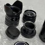 Hanimex mc f=28 52 7051686 + aico wider fisheye ser-vii 52mm, Ophalen of Verzenden, Lens of Lenzen