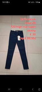 720 high rise super skinny levi's, Levis, Ophalen of Verzenden, Nieuw, Blauw