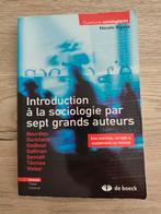 Introduction à la sociologie par 7 grands auteurs de Rigaux, Boeken, Ophalen of Verzenden, Gelezen