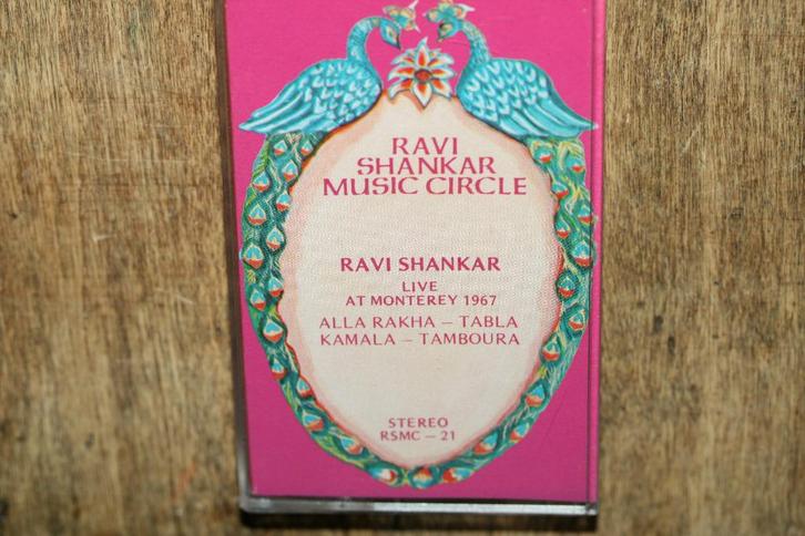 cassette - Ravi Shankar Live Monterey 1967, Cd's en Dvd's, Cassettebandjes, Gebruikt, Wereldmuziek, 1 bandje, Ophalen of Verzenden