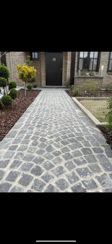 : Pavage & aménagement extérieur – Devis gratuit, Tuin en Terras, Tegels en Klinkers, Zo goed als nieuw, Ophalen