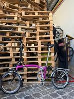 Brompton M6R paars USB-bagagerek met 6 versnellingen, Fietsen en Brommers, Ophalen, Brompton, 14 tot 16 inch, Versnellingen