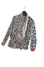 Marc Cain blouse met dierenprint maat 36/38, Kleding | Dames, Overige kleuren, Ophalen of Verzenden, Zo goed als nieuw, Maat 36 (S)
