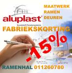 RHP70 Maatwerk ramen, deuren, schuiframen 15% korting Aktie