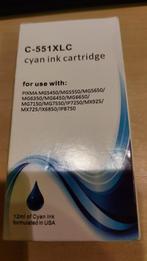 Voor Canon CLI-551XL C inkt cartridge cyaan hoge capaciteit, Informatique & Logiciels, Cartridge, Enlèvement, Neuf
