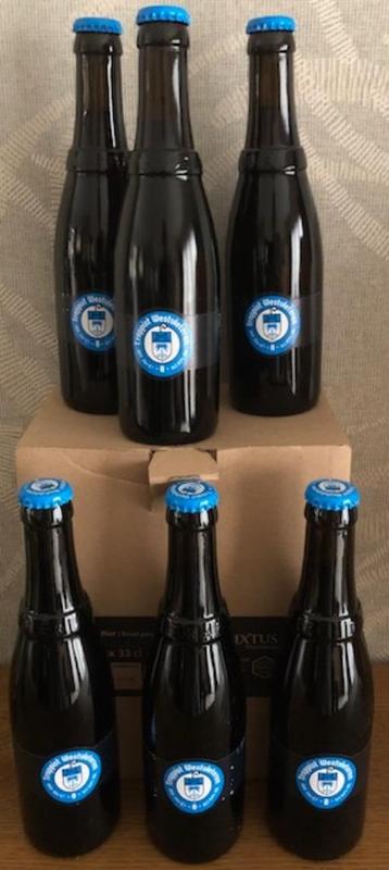 6 fleskes WESTVLETEREN 8 graden : 30 €  beschikbaar voor biedingen