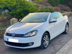 Volkswagen Golf Cabriolet 1.6 TDi 1e Eig Leder LED Xénon GPS, Auto's, Voorwielaandrijving, Zwart, 4 cilinders, Cabriolet