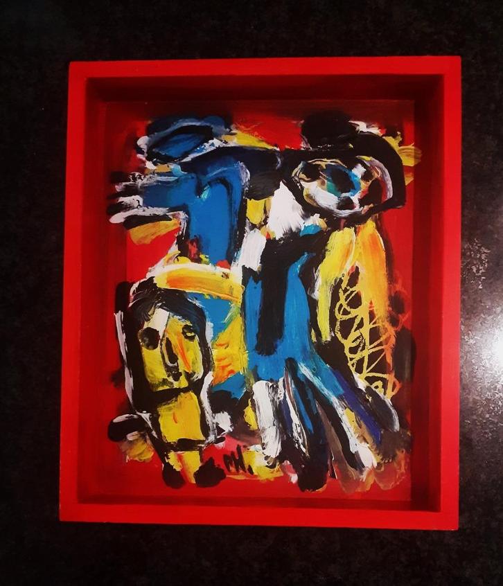 Peter Hermans, zonder titel, Antiek en Kunst, Kunst | Schilderijen | Modern, Ophalen of Verzenden