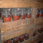 HI-FI de Luxe Elouges Houten bak voor 12 flessen, jaren 30, Verzamelen, Merken en Reclamevoorwerpen, Ophalen of Verzenden