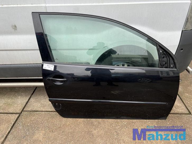 VW GOLF 5 GTI Rechts deur portier Zwart LC9Z 2003-2009, Auto-onderdelen, Carrosserie, Deur, Volkswagen, Gebruikt, Ophalen