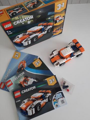 Lego Creator - Zonsondergang baanracer