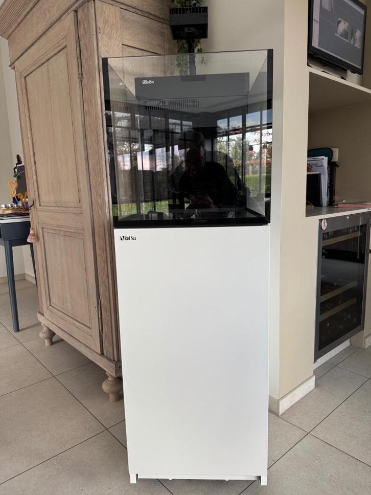 Red Sea Nano Peninsula G2 met meubel, Dieren en Toebehoren, Vissen | Aquaria en Toebehoren, Zo goed als nieuw, Leeg aquarium, Ophalen