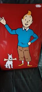 EMAILLE BORD KUIFJE EN BOBBY, Ophalen of Verzenden, Zo goed als nieuw, Reclamebord